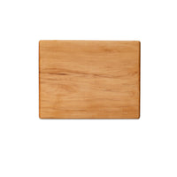 Medium maple chopping board by Treeboard, top view. These cutting boards are organic. made of one piece of wood with no glue or petroleum products.