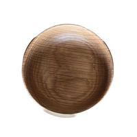Small oak bowl by Treeboard shown from top.