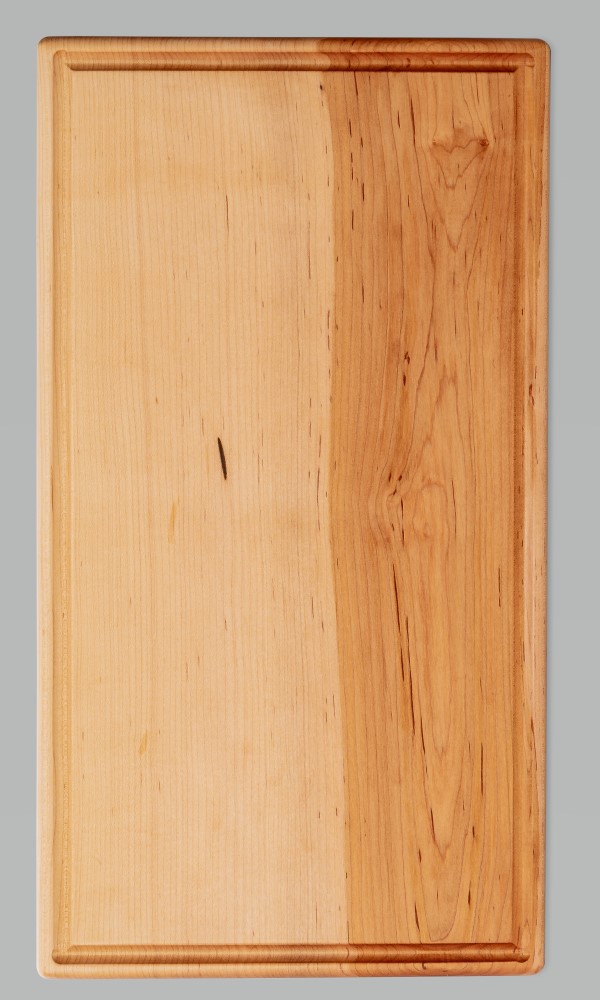 Closeup of grain of hard maple / sugar maple